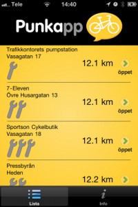 punkapp iphone screenshot