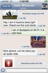 whatapp messenger iphone