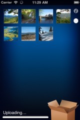 camerasync bilder uppladdning