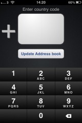 goplus lägger till landsnummer på iphone